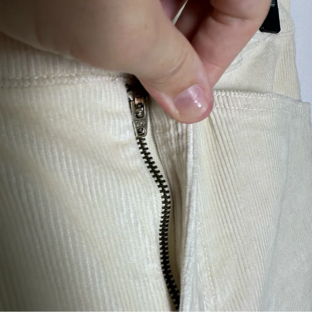 Madewell The Curvy Emmett Wide-Leg Pant in Corduroy: Welt Pocket Edition size 27 - Picture 12 of 15